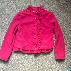 Girls Fleece Jacket - Pink - Size 7-8 - crazy 8